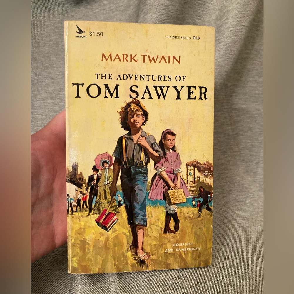 Adventures of Tom Sawyer by Mark Twain Vintage Book